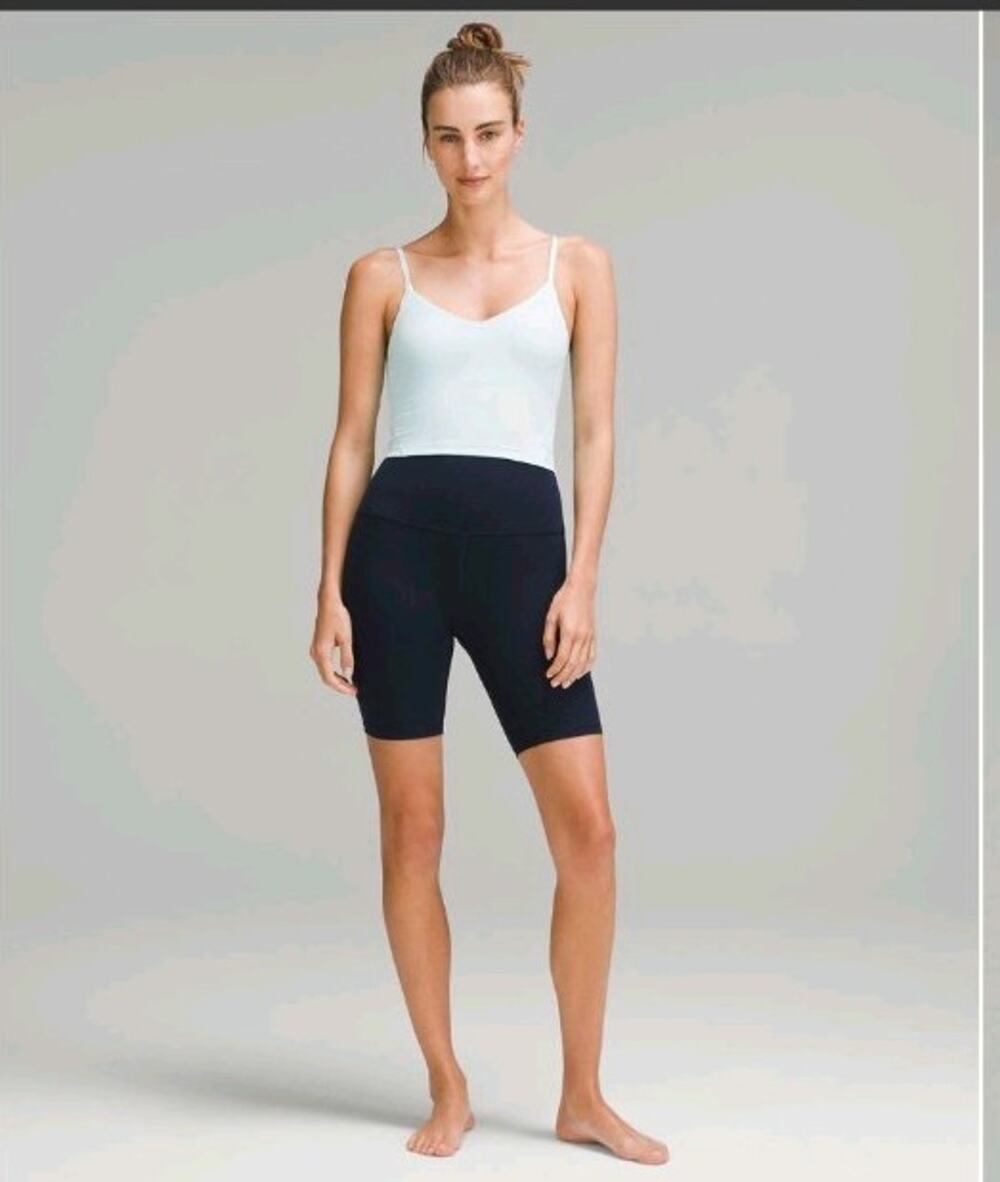 Lululemon Align Cropped Cami Tank Top Light Support, A/B Cup Ideal Mint Size 12
